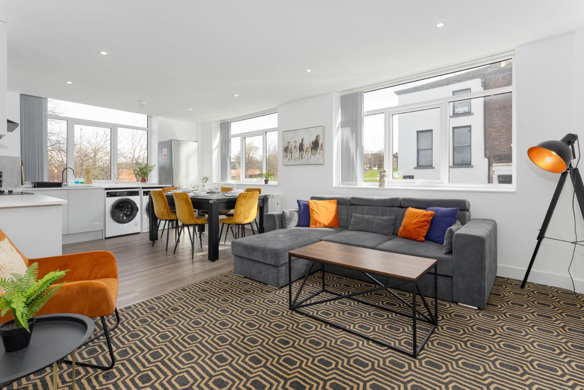 Flatzy - 16 Guests 4 En-Suite Central Apartment A Liverpool Bagian luar foto
