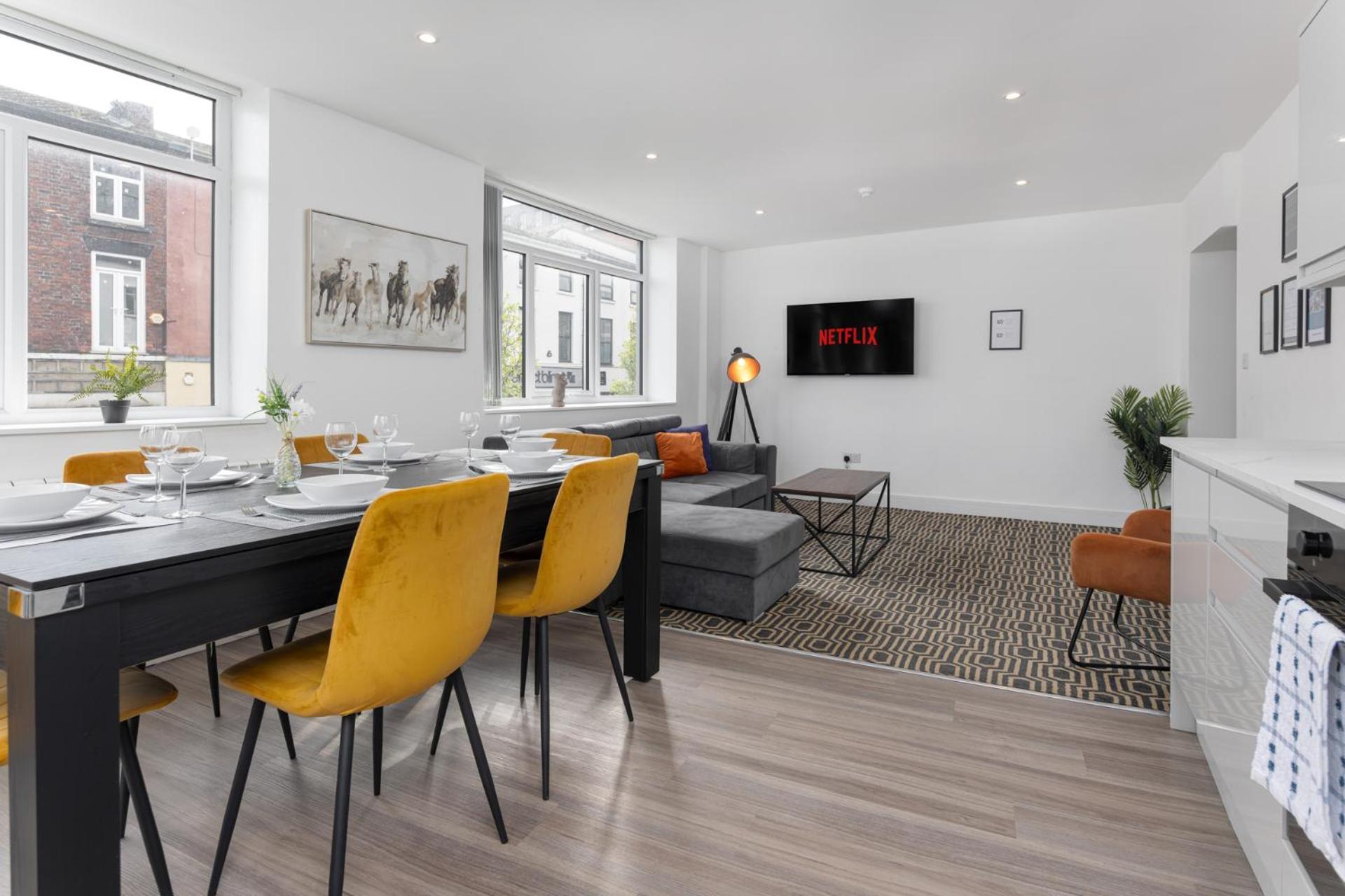 Flatzy - 16 Guests 4 En-Suite Central Apartment A Liverpool Bagian luar foto
